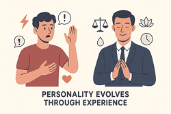 Personality Evolves Through Experience