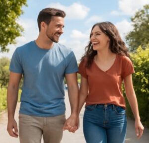 Couple Walking Together